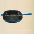 Farbe Enamel Gusseisen Skillet Pan mit 24cm Dia